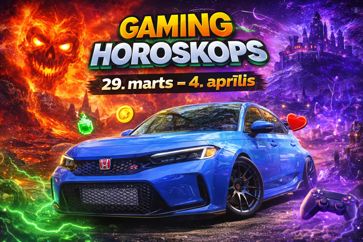 GAMING NEDĒĻAS HOROSKOPS (29. marts – 4. aprīlis)