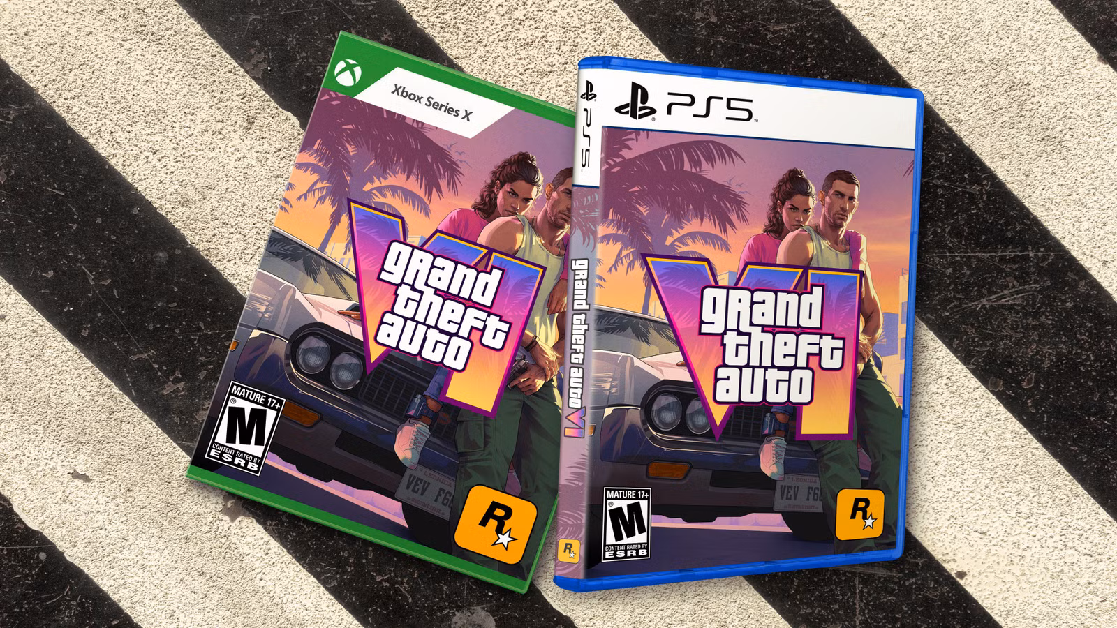 Grand Theft Auto 6 spēles kastīšu vizualizācijas PlayStation 5 un Xbox Series X konsolēm