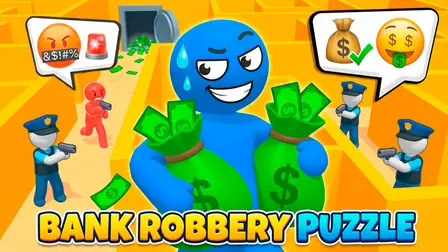 Bank Robbery Puzzle – Free Tactical Heist Logic Game