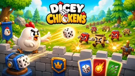 Dicey Chickens –  Dice Castle Defense Game