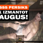 Guntis Persiks nodod analīzes un kārto šerifa testu