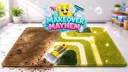 Block Master Gem Puzzle.webp game banner showing a yellow jewel block being placed onto an 8x8 grid filled with colorful gem blocks.