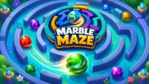 Marble Maze – Free 3D Labyrinth Paint Puzzle Game