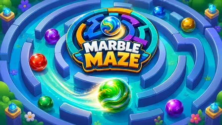 Marble Maze – Free 3D Labyrinth Paint Puzzle Game