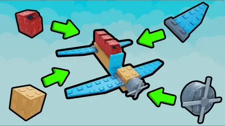 Obby Craft: Build a Plane – Free Flight Simulator Game