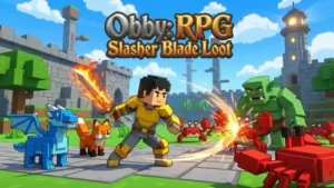 Obby: RPG Slasher Blade Loot – Free Action RPG Game