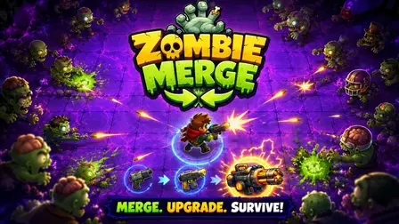 Zombie Merge – Free Top-Down Zombie Survival Game