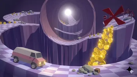 Car Runner – Free Low-Poly Arcade Puzzle Racing Game