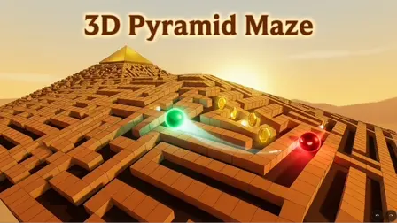 3D Pyramid Maze – 3D Mountain Puzzle Game