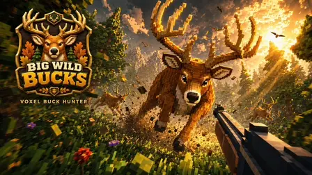 Big Wild Bucks: Voxel Buck Hunter – Online Voxel Hunting Game