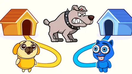 Draw Path to Home – Online Line Drawing Puzzle Game
