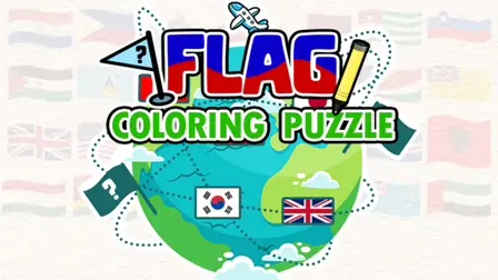 Flag Coloring Puzzle – Online Geography Game