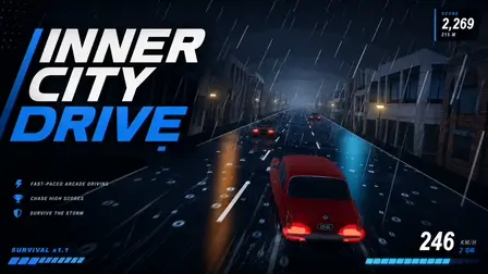 Inner City Drive – Daily Neon Traffic Racer