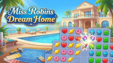 Miss Robins Dream Home Game – Match-3 Makeover