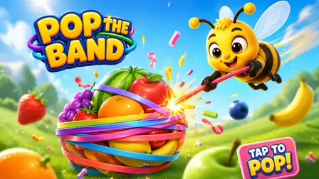 Pop The Band – Online 3D Rubber Band Puzzle Game