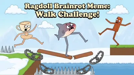 Ragdoll Brainrot Meme: Walk Challenge! – Online Physics Game