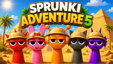 Sprunki Adventure 5 – Online Desert Exploration Game