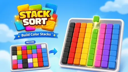 Stack Sort – Online Color Stacking Puzzle Game
