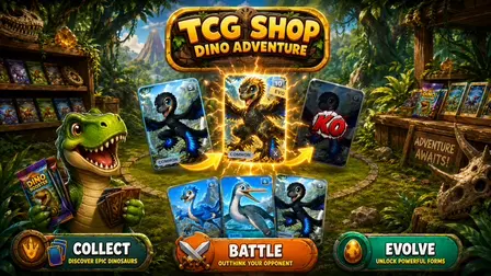 TCG Shop: Dino Adventure – Online Prehistoric Card Game