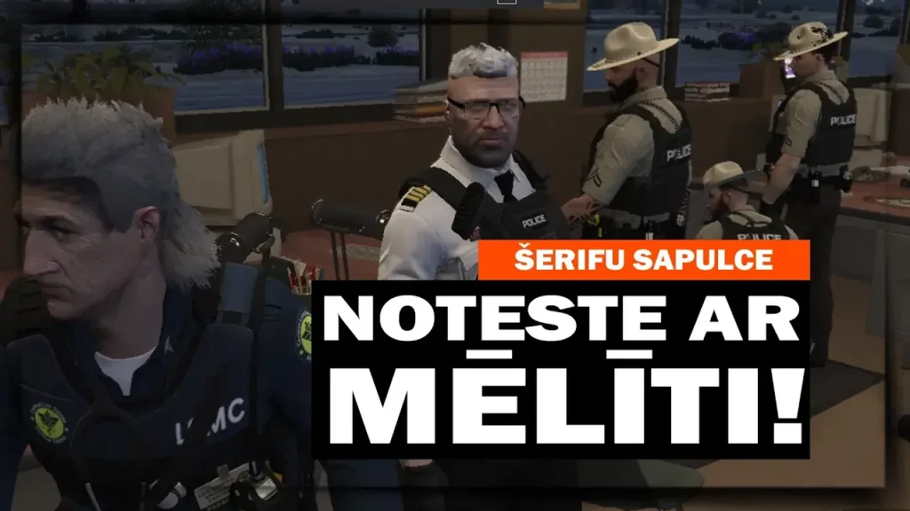 GTA 5 RP Šerifu Sapulce: Notestē Ar Mēlīti