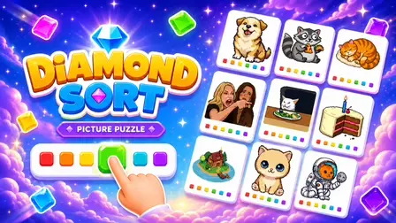 Diamond Sort Picture Puzzle Game – Match Sim