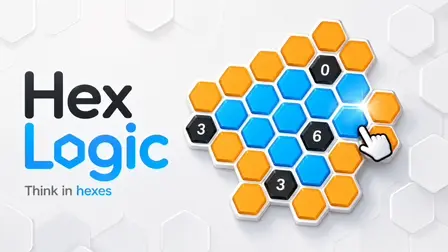 Hex Mine 2D Puzzle Game – Logic Minesweeper