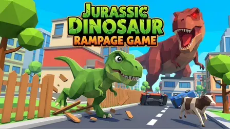 Jurassic Dinosaur Rampage Game – 3D Survival Simulator