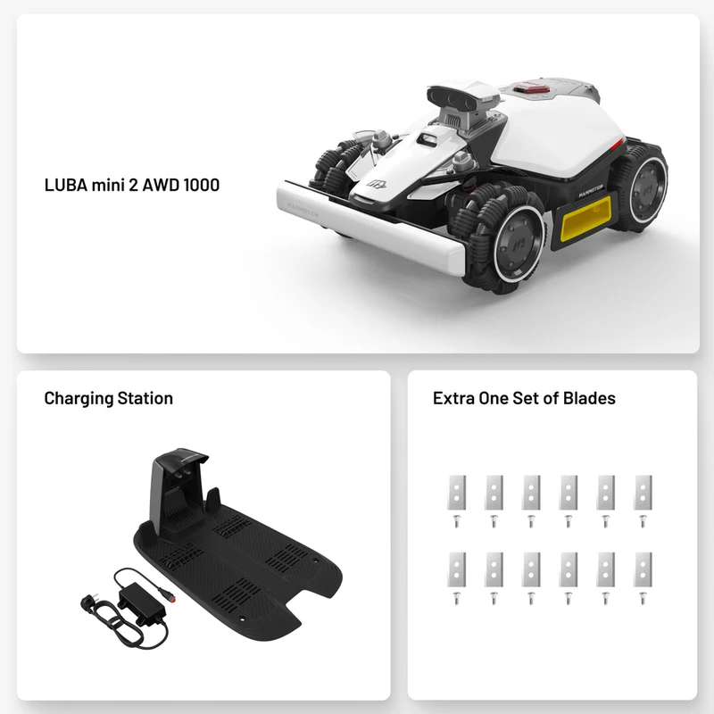 MAMMOTION LUBA Mini 2 AWD 1000 | Bezvadu Robota Zāles Pļāvējs - Image 7