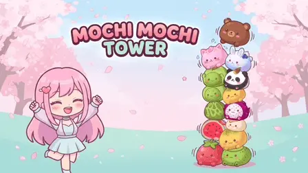 Mochi Mochi Tower Game – Kawaii Stacking Arcade