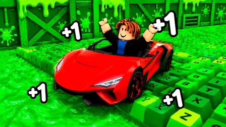 Obby Car Keyboard Parkour Game – Driving Obstacle Course