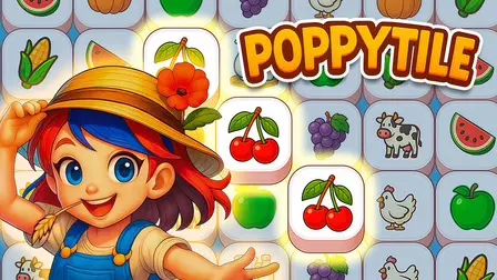 PoppyTile Match Game – Mahjong Puzzle