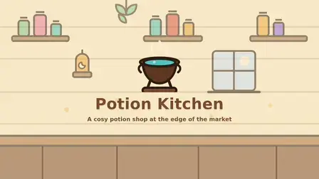 Potion Kitchen Crafting Game – Free Online Cozy Brew Sim