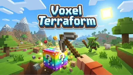 Voxel Terraform Game – Sandbox Crafting