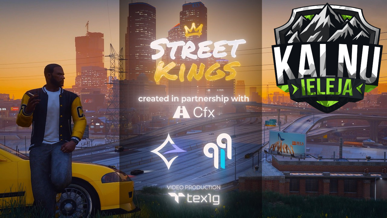Kalnu Ieleja atver savu StreetKings sacīkšu serveri FiveM vidē