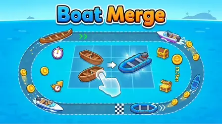 Boat Merge – Idle Fleet Builder & Waterway Tycoon