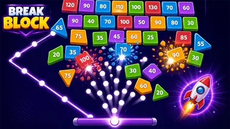 Break Block Game – Multi-Ball Brick Breaker Arcade