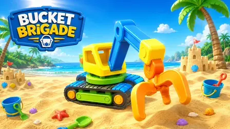 Bucket Brigade Game – Toy Vehicle Rescue Puzzle