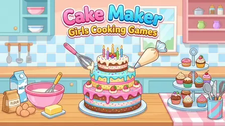 Cake Maker: Girls Cooking Games – DIY Baking & Decorating