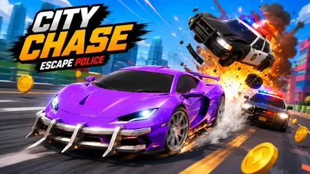 City Chase: Escape Police – 3D High-Speed Racing Survival