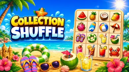 Collection Shuffle Puzzle Game – Summer Logic Match