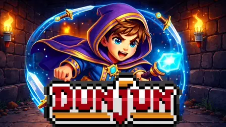 DUNJUN  – Slide-to-the-Wall Dungeon Crawler