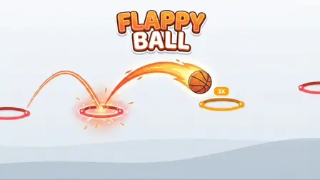 Flappy Ball Game – Arcade Sports Runner & Hoop Hopping