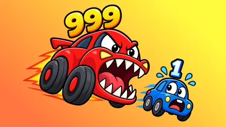 Hungry Cars Game – Eat & Grow Arcade Action