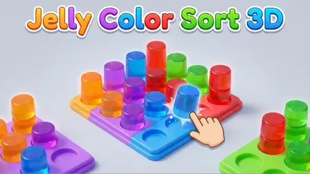 Jelly Color Sort 3D – 3D Color Sorting Puzzle