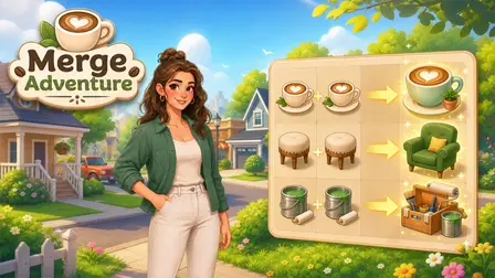 Merge Adventure – Cozy Renovation Puzzle