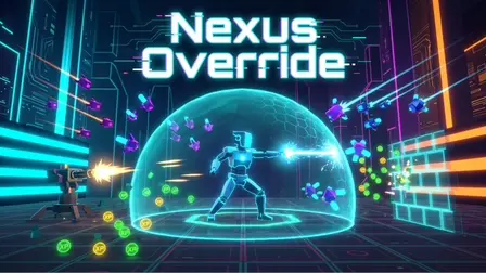 Nexus Override Game – Cyberpunk Horde Survival