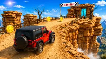Offroad Jeep Driving Mountain Climb Game – 4×4 Hill Simulator