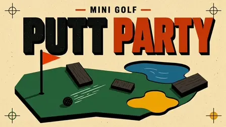 Putt Party Game – Retro Mini Golf Puzzle
