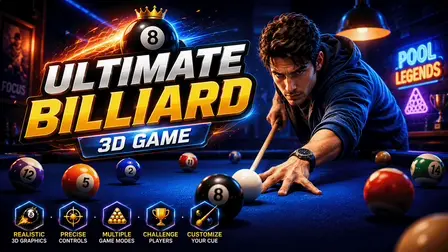 Ultimate Billiard 3D – 8 Ball & Snooker Simulator