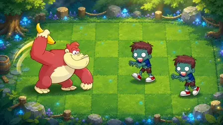 Zombies vs Gorillas Game – Lane Defense Strategy
